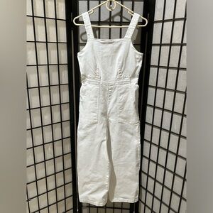 COPPER KEY White Denim Overalls WOMEN SIZE S
